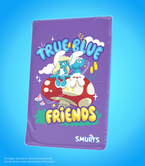 Smurfs "True Blue Friends" Pillow Blanket