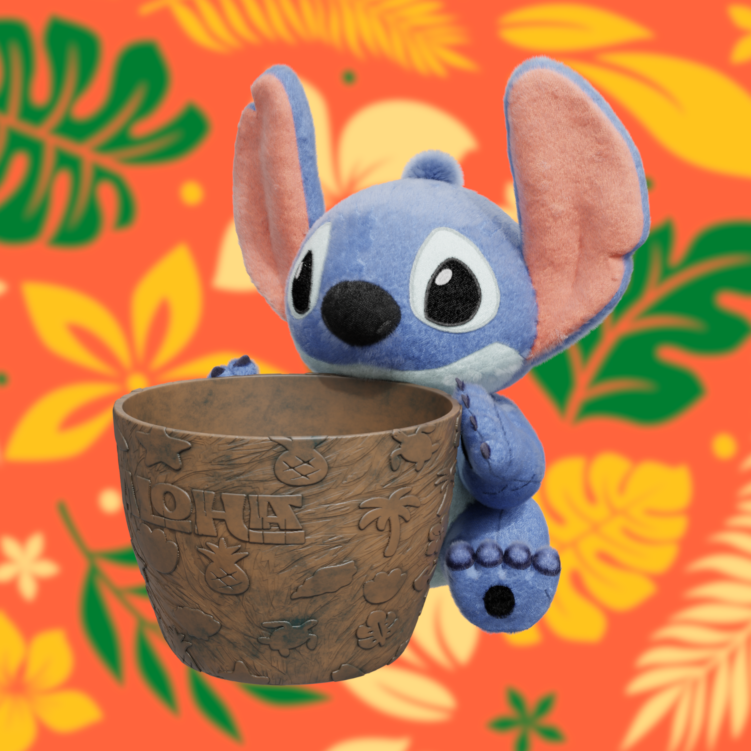 Lilo & Stitch Coconut Popcorn Bucket with Plush