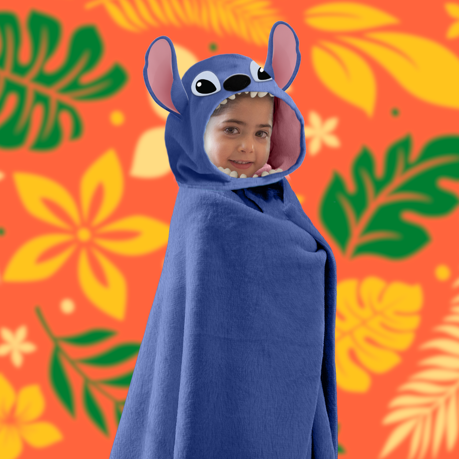 Lilo & Stitch Hooded Stitch Blanket