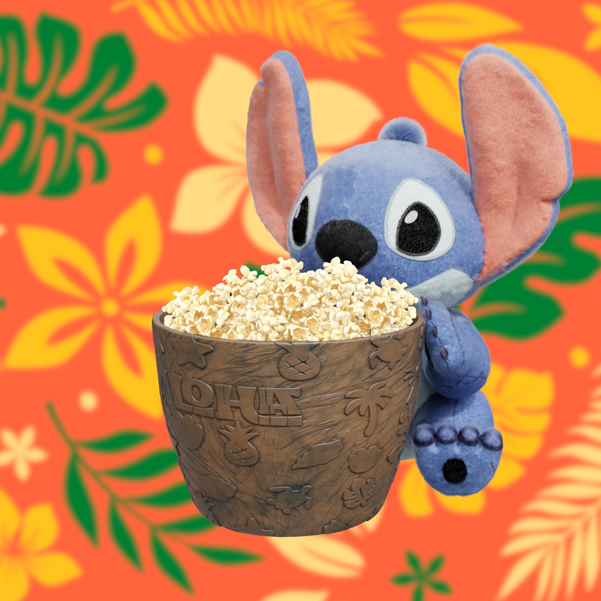 Lilo & Stitch Coconut Popcorn Bucket with Plush