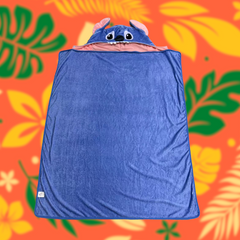 Lilo & Stitch Hooded Stitch Blanket