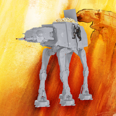 Star Wars: The Mandalorian and Grogu 85oz Giant AT-AT Popcorn Bucket