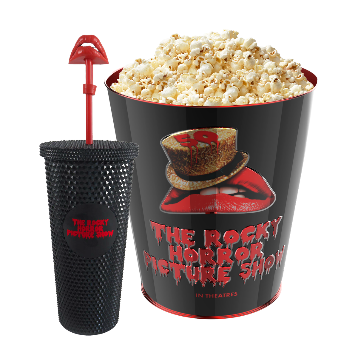 The Rocky Horror Picture Show 50th Anniv. Bucket & Cup Set
