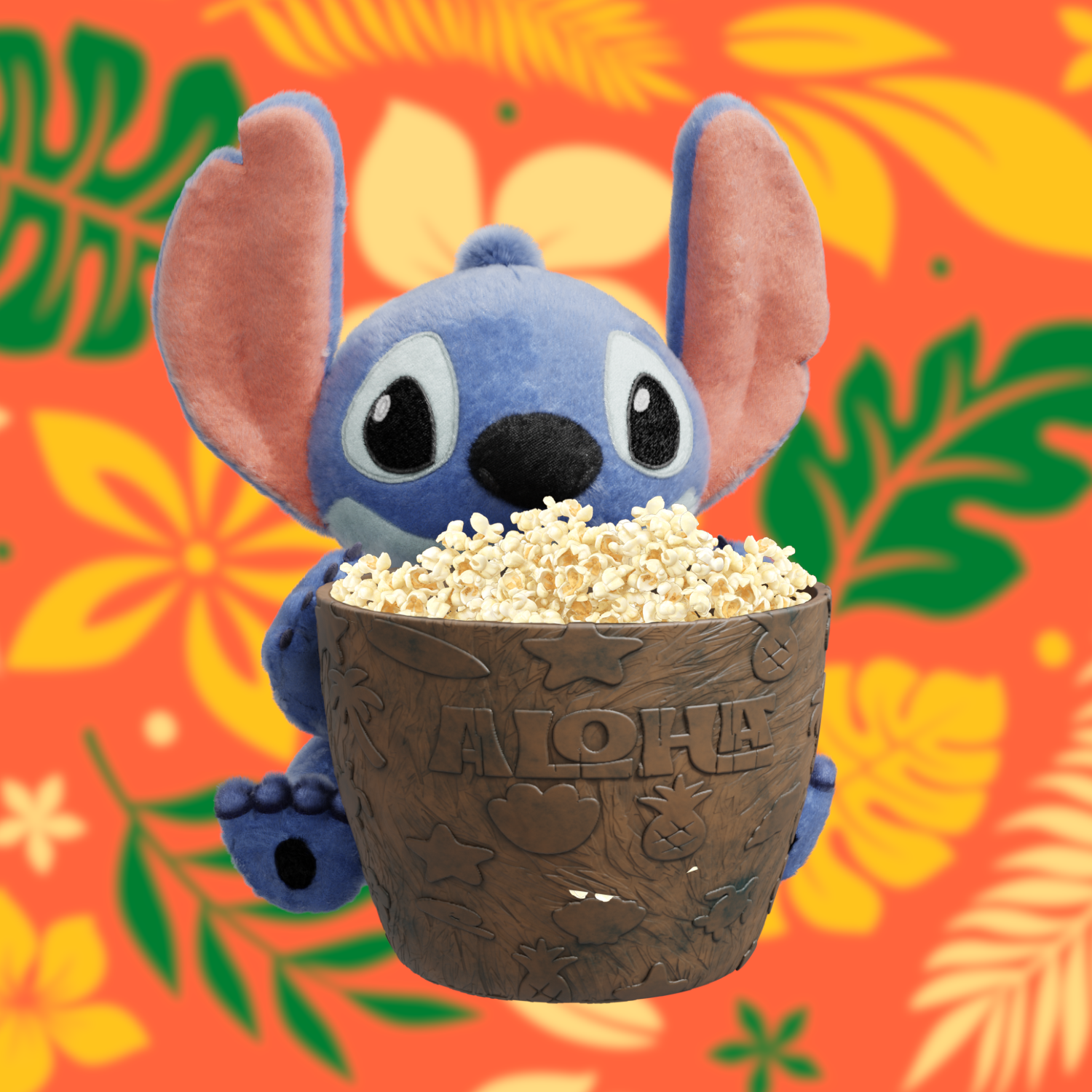Lilo & Stitch Coconut Popcorn Bucket with Plush
